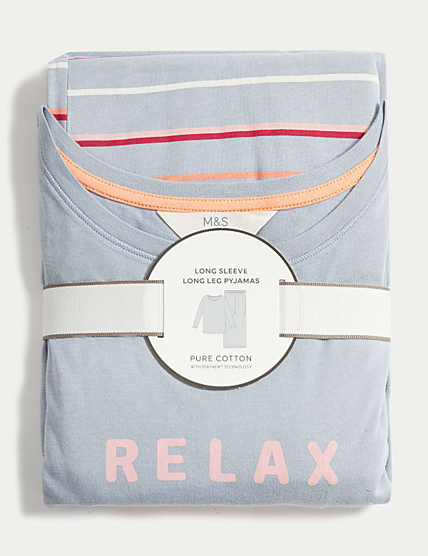 Pure Cotton Relax Slogan Pyjama Set