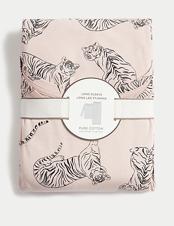 Pure Cotton Tiger Print Pyjama Set