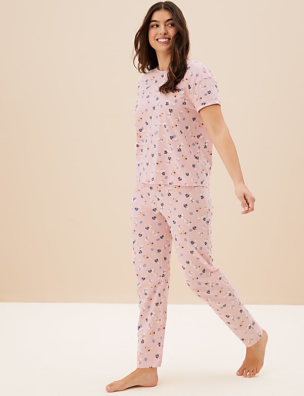 Pure Cotton Floral Pyjama Set