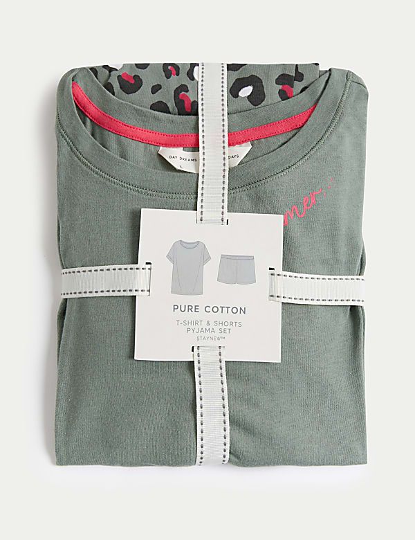 Pure Cotton Leopard Shortie Set
