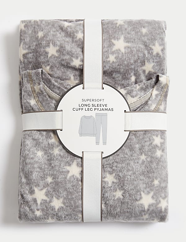 Fleece Star Print Pyjama Set