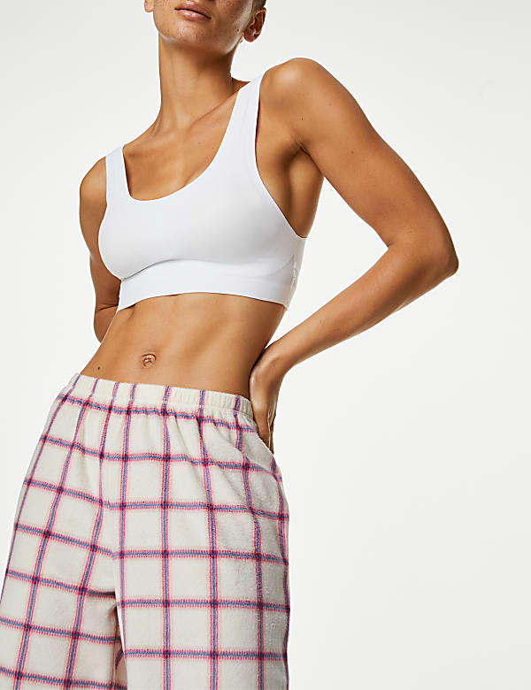 Καρό πιτζάμα από φλις ύφασμα - GR