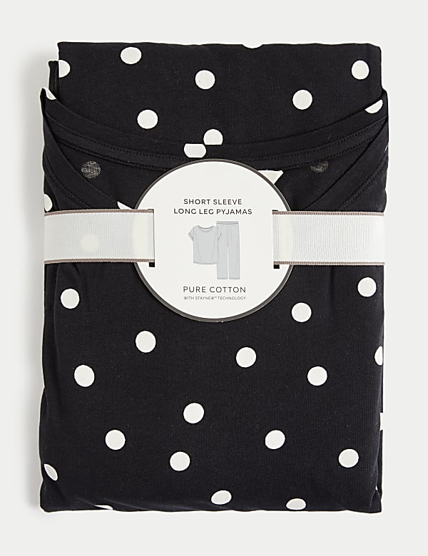 Pure Cotton Polka Dot Pyjama Set