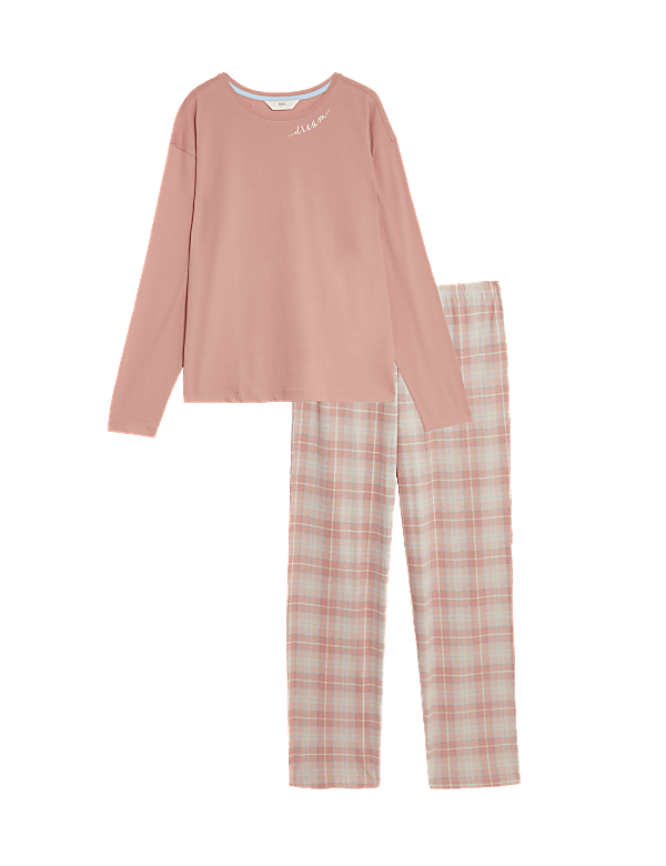 Pure Cotton Checked Pyjama Set