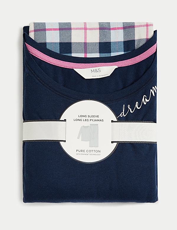 Pure Cotton Checked Pyjama Set