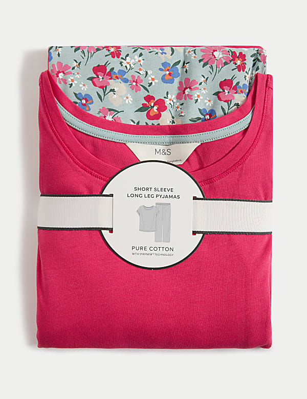 Pure Cotton Floral Print Pyjama Set