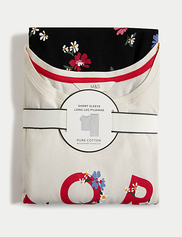 Pure Cotton Floral Print Pyjama Set