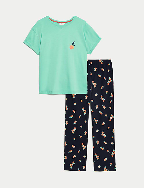 Pure Cotton Printed Pyjama Set - GR