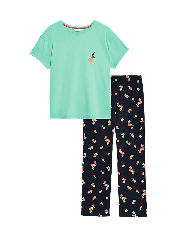 Pure Cotton Printed Pyjama Set