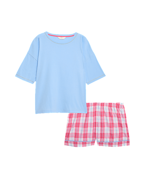 Cotton Rich Printed Shortie Set