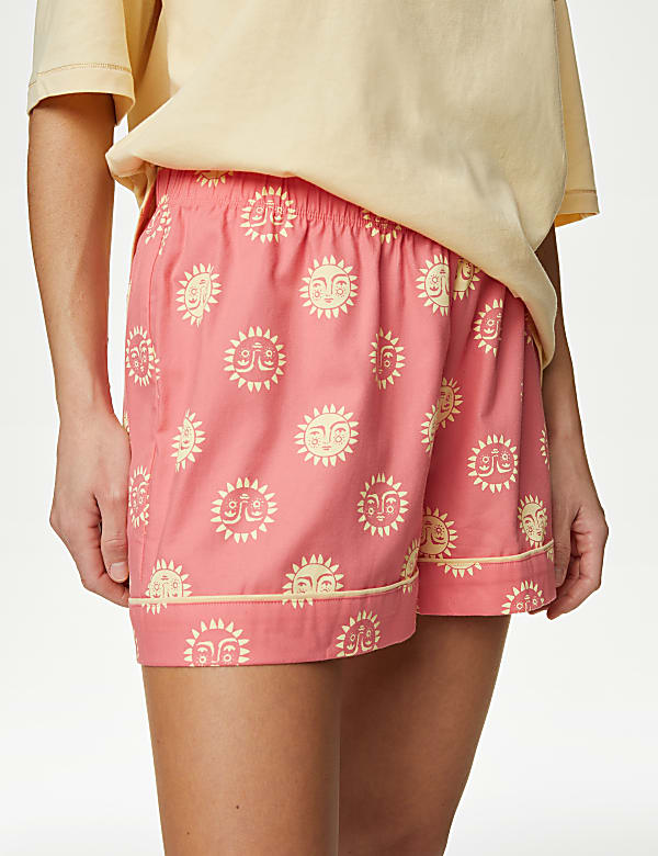 Cotton Rich Printed Shortie Set