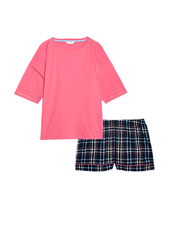 Cotton Rich Printed Shortie Set