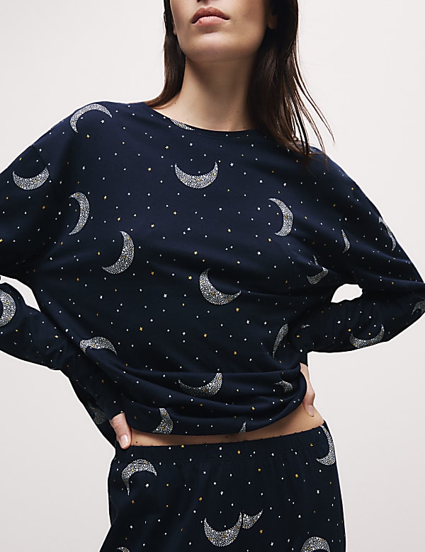 Cotton Rich Print Pyjama Set