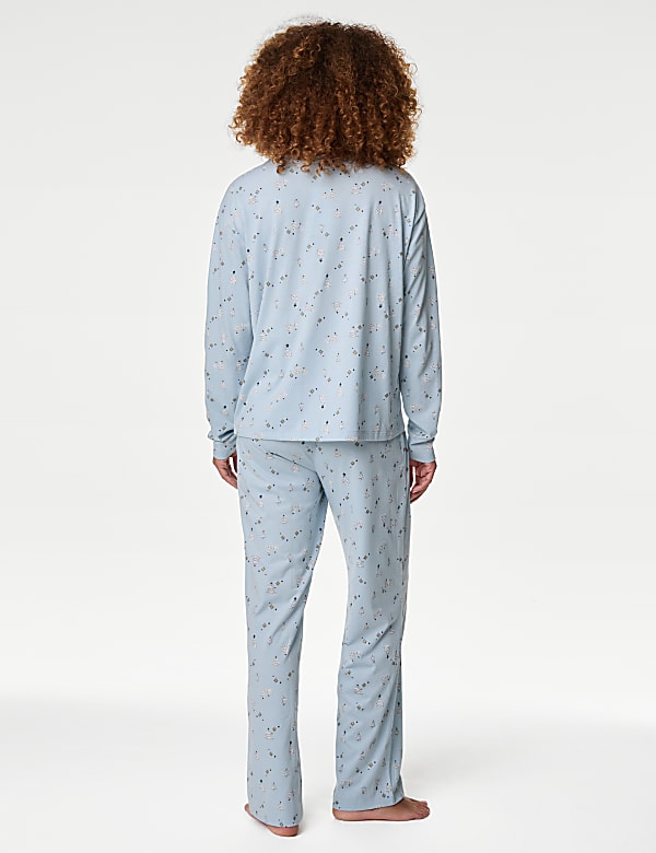 Cotton Rich Print Pyjama Set
