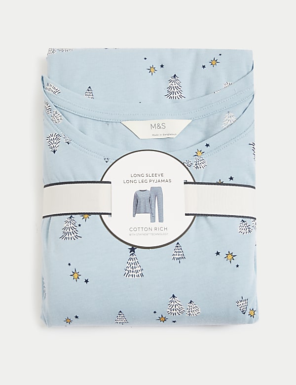 Cotton Rich Print Pyjama Set