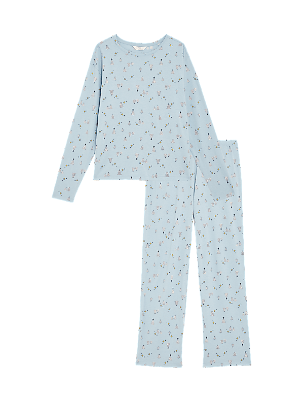 Cotton Rich Print Pyjama Set