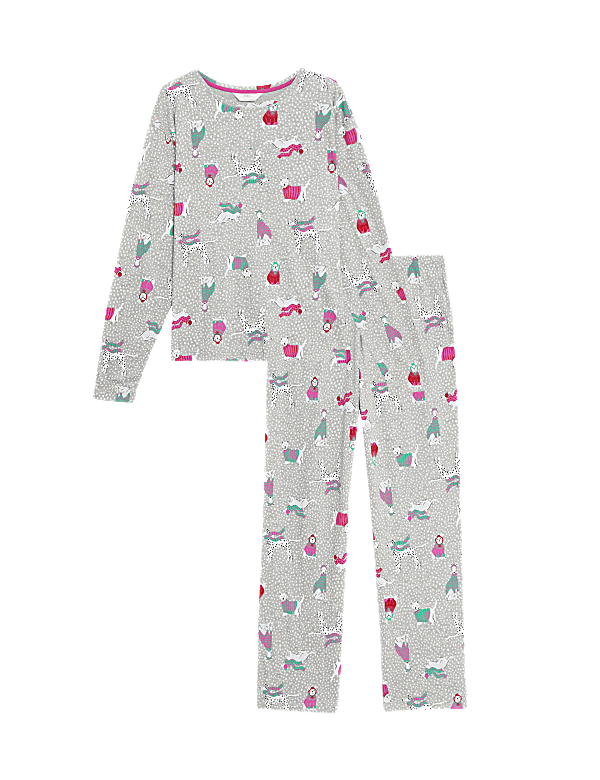 Cotton Rich Print Pyjama Set