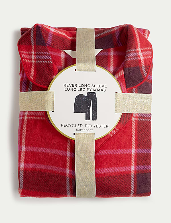 Fleece Printed Revere Pyjama Set