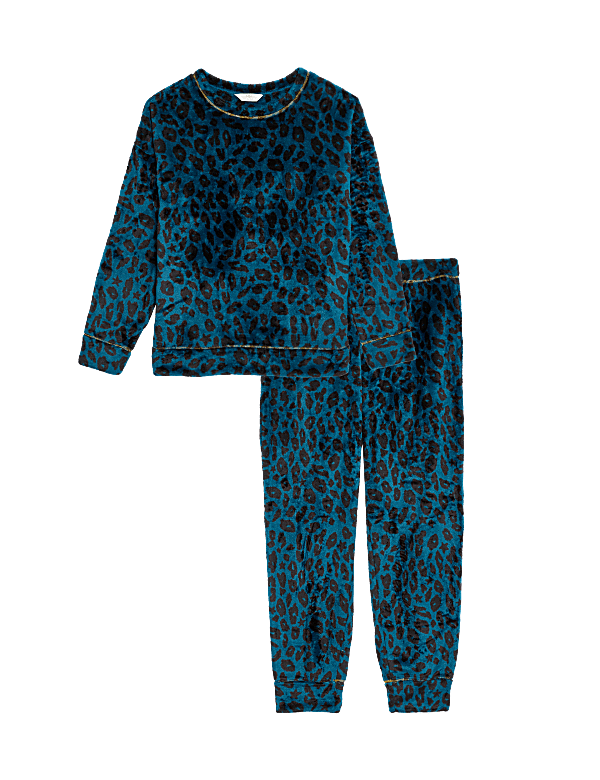 Fleece Printed Pyjama Set
