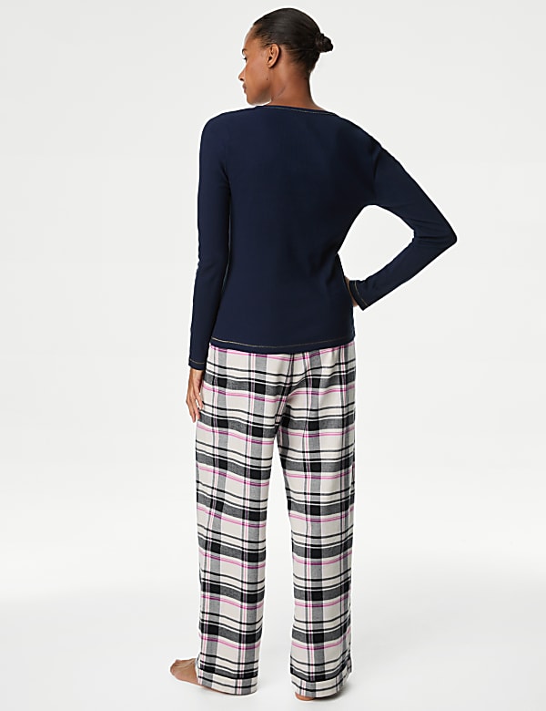 Εμπριμέ σετ πιτζάμες με υψηλή περιεκτικότητα σε βαμβάκι - GR