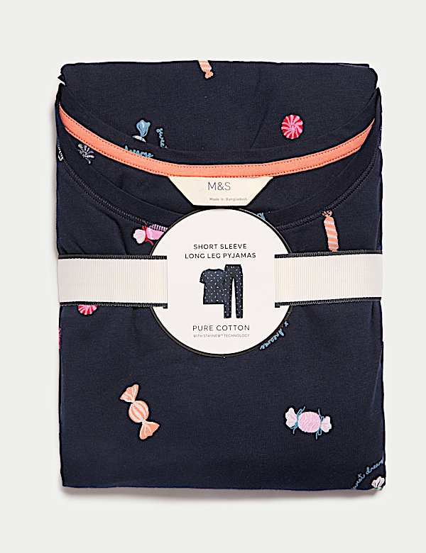 Pure Cotton Printed Pyjama Set