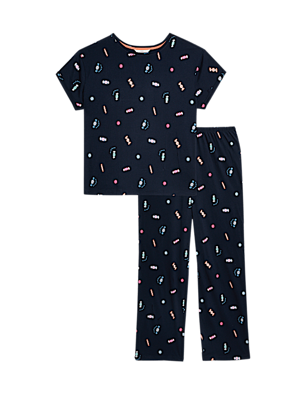 Pure Cotton Printed Pyjama Set