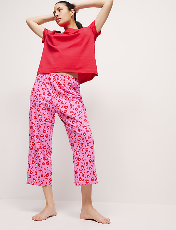 Cotton Rich Printed Pyjama Set