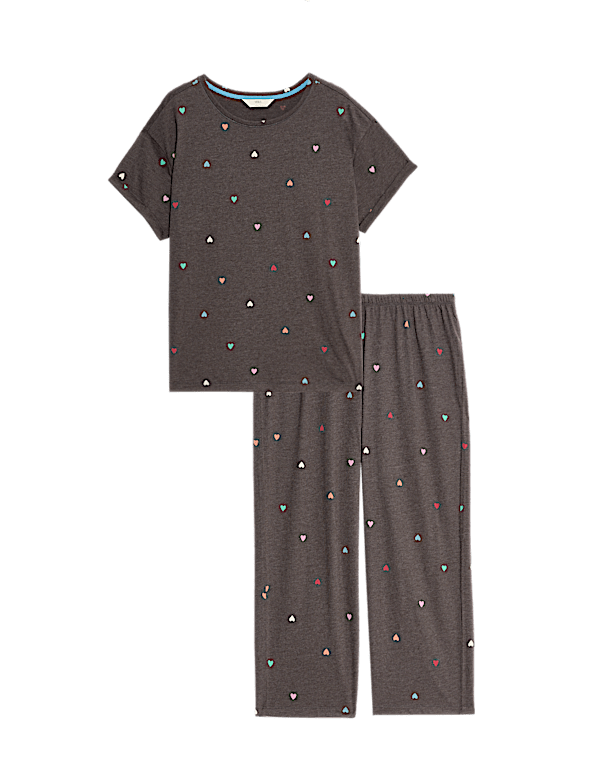 Cotton Rich Printed Pyjama Set