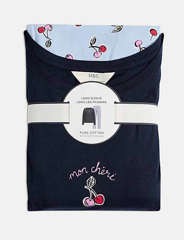 Cotton Rich Printed Pyjama Set