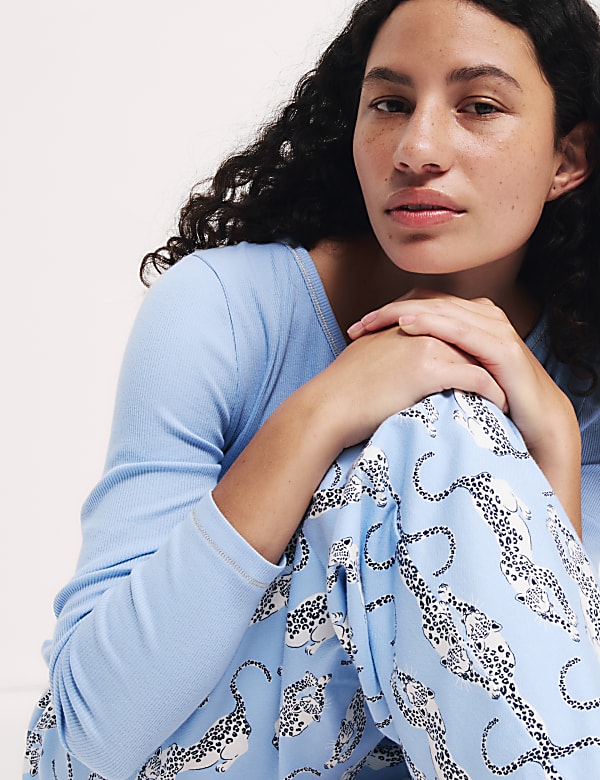 Pure Cotton Printed Pyjama Set