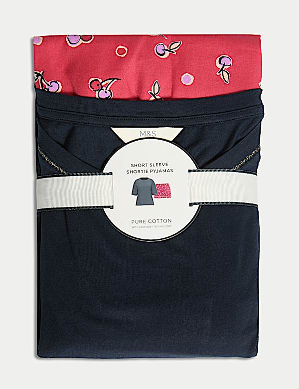 Pure Cotton Printed Shortie Set
