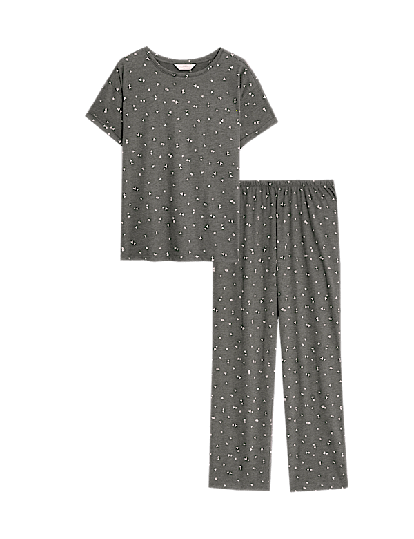 Cotton Rich Printed Pyjama Set