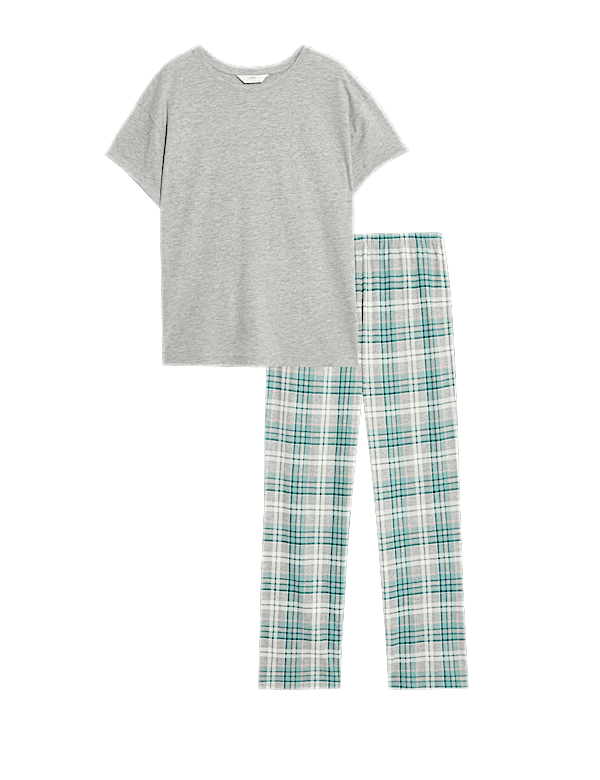 Cotton Rich Printed Pyjama Set