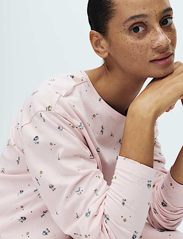 Pure Cotton Printed Pyjama Set - US