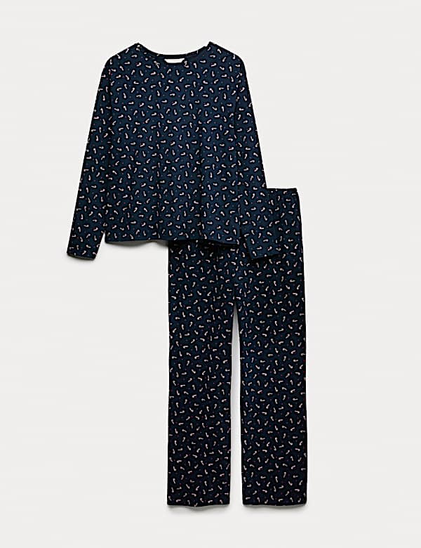 Pure Cotton Printed Pyjama Set - GR