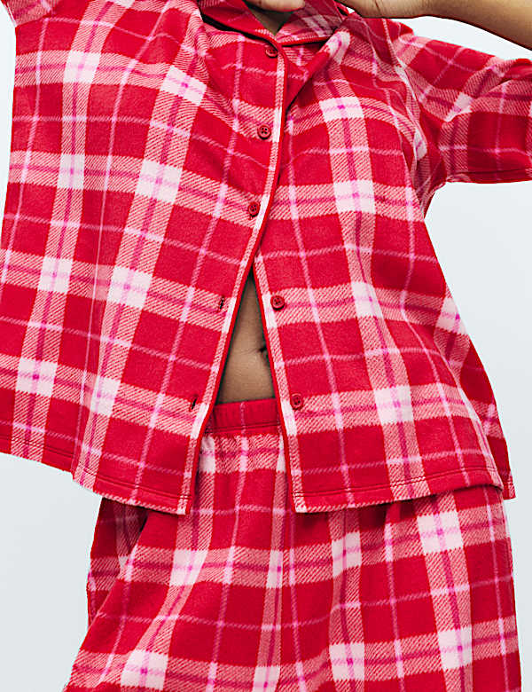 Printed Fleece Pyjama Set
