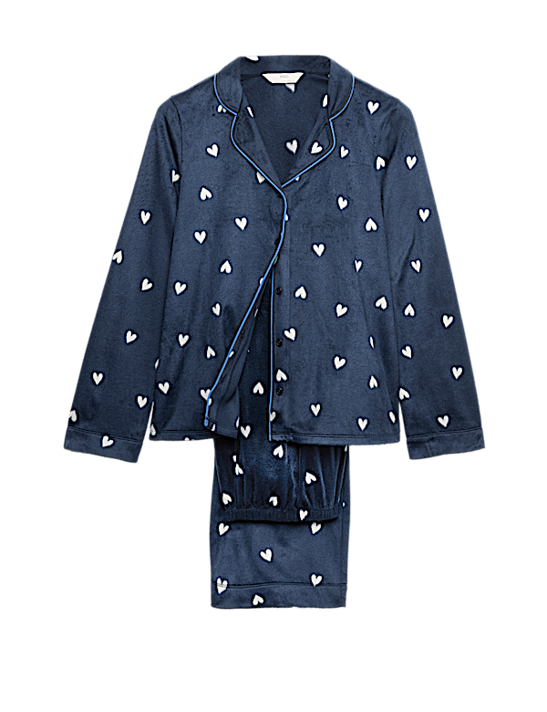 Printed Fleece Pyjama Set