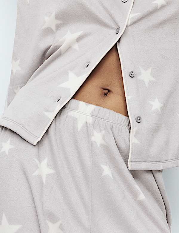 Printed Fleece Pyjama Set