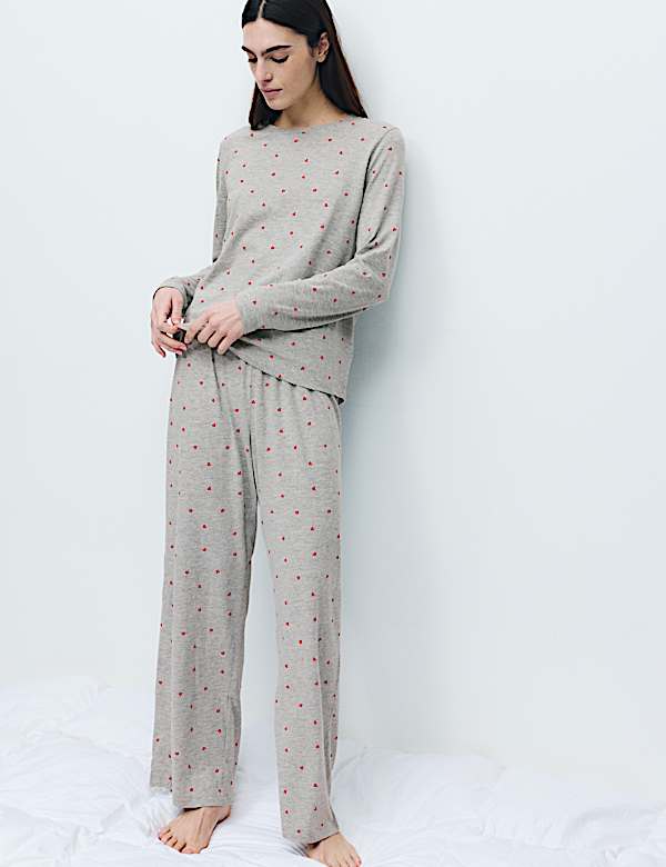Pure Cotton Printed Pyjama Set - AL