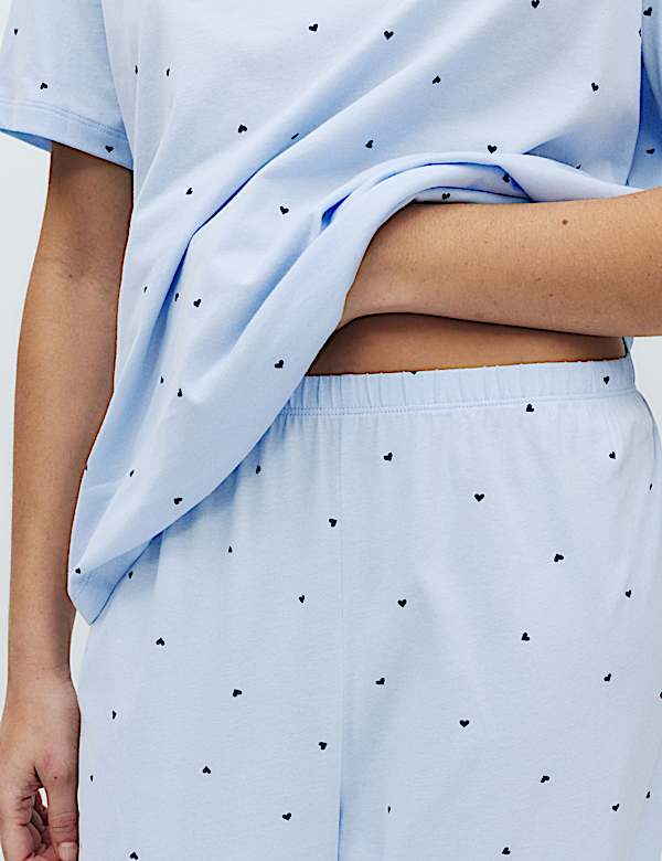 Pure Cotton Printed Pyjama Set - AL