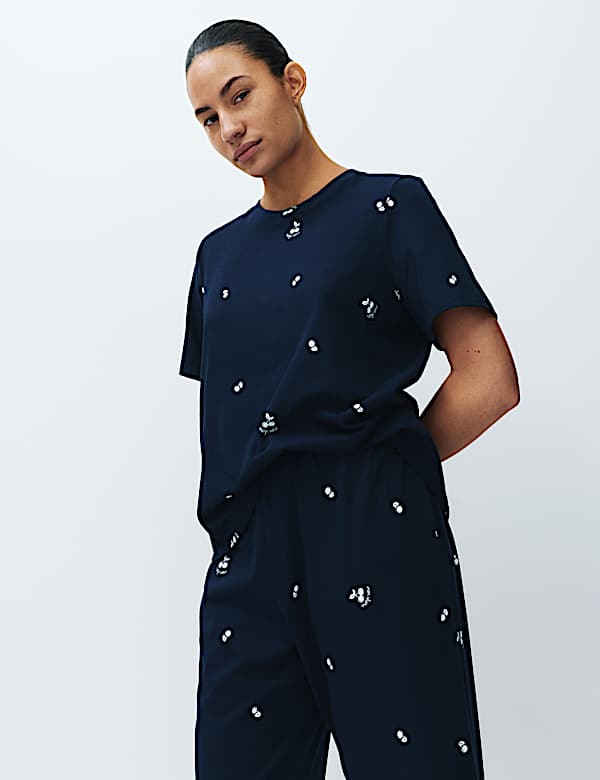 Pure Cotton Printed Pyjama Set