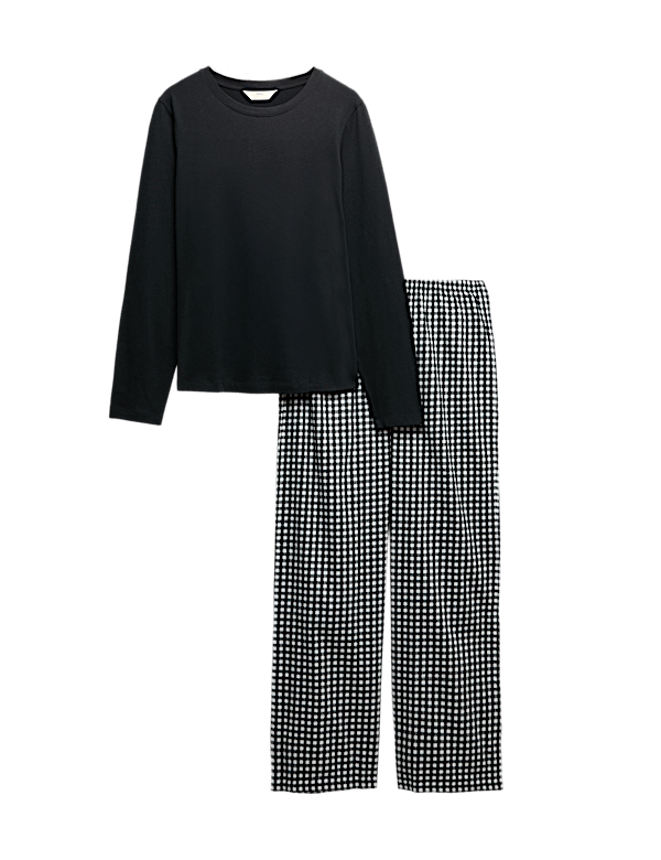 Pure Cotton Printed Long Sleeve Pyjama Set