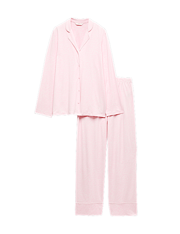 Soft Touch Printed Revere Pyjama Set