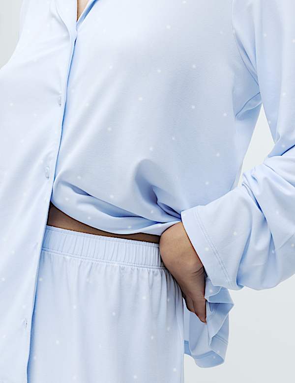 Soft Touch Printed Revere Pyjama Set - US