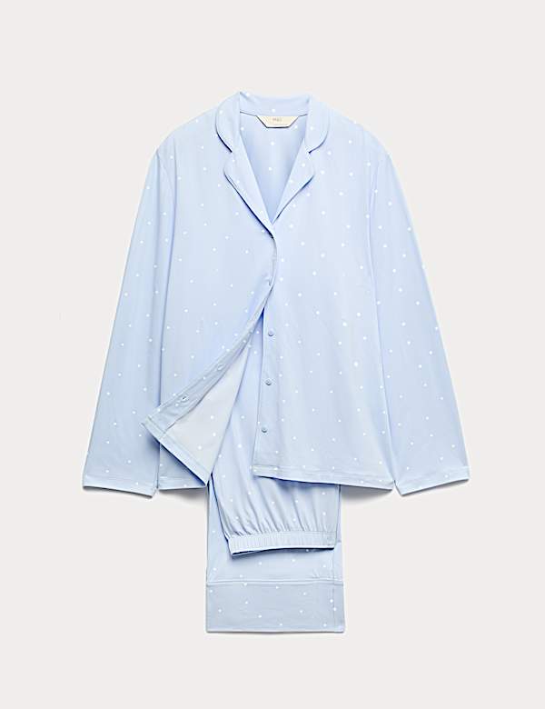 Soft Touch Printed Revere Pyjama Set - US