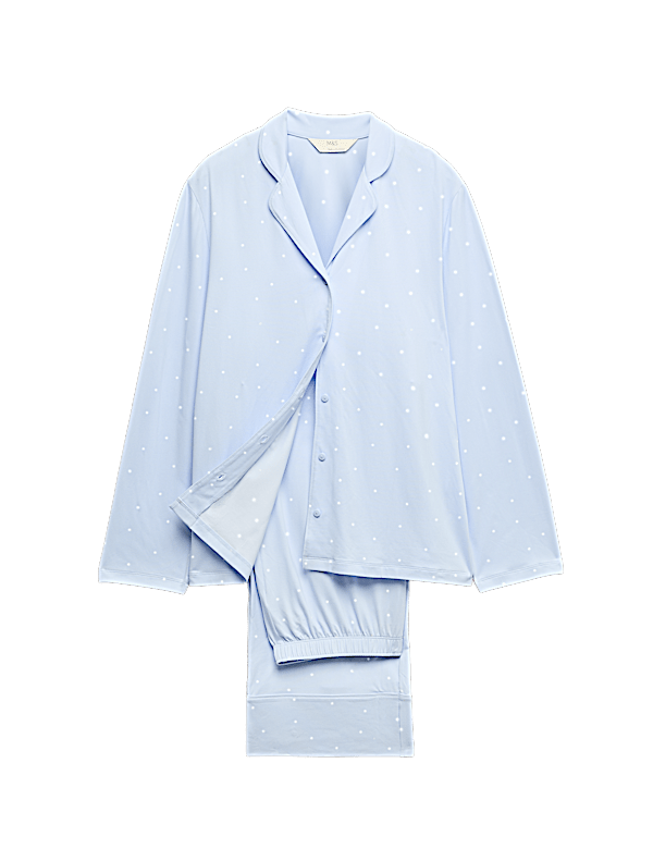 Soft Touch Printed Revere Pyjama Set