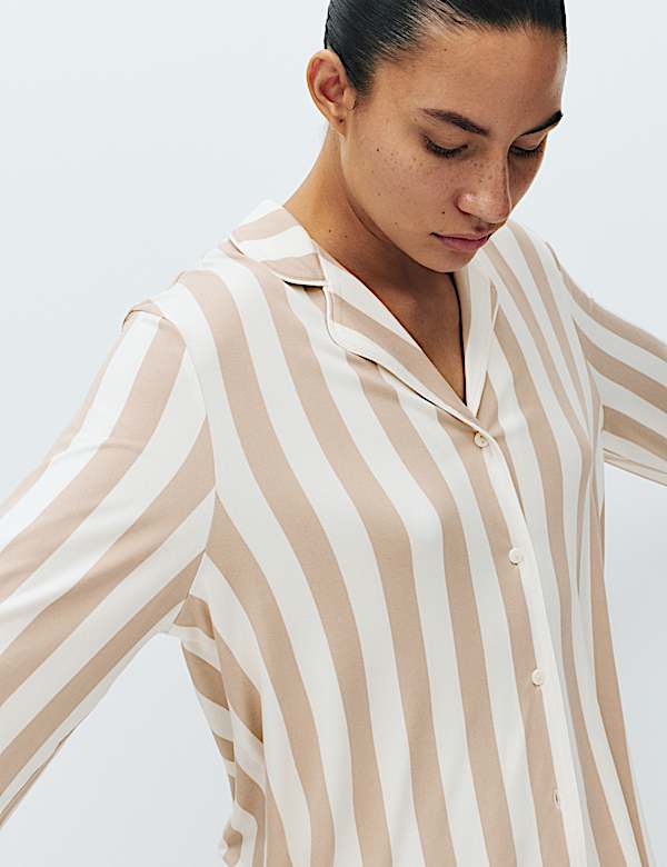 Soft Touch Printed Revere Pyjama Set