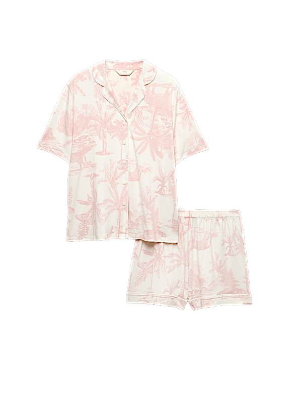 Soft Touch Printed Revere Shortie Set