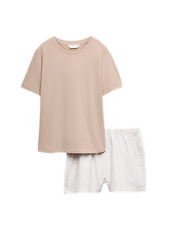 Cotton Rich Printed Shortie Set