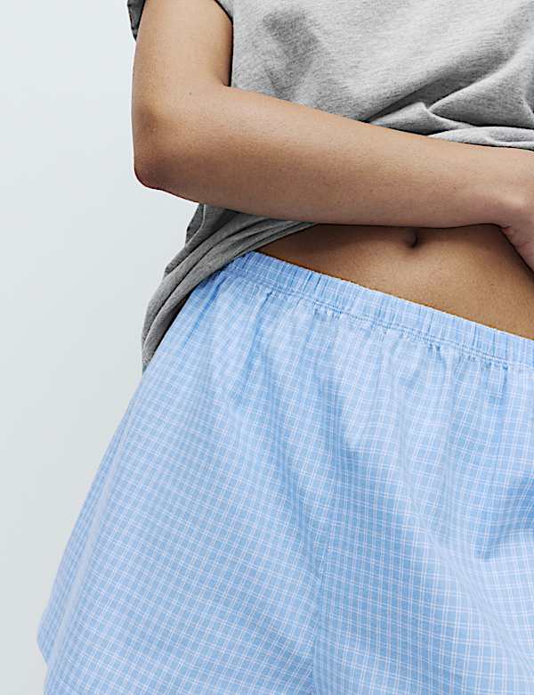 Set Celana Pendek Bahan Katun Bermotif - ID